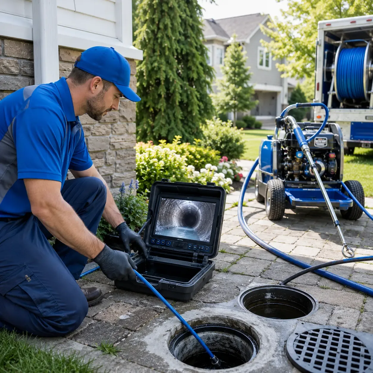 Outdoor drain cleaning professionals serving Clio, IA