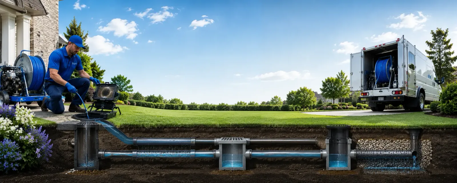 Outdoor drain cleaning information for Clio, IA